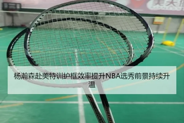 杨瀚森赴美特训护框效率提升NBA选秀前景持续升温 - YiAng